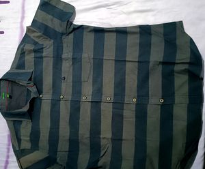 Branded Half Sleeves Men Shirt Slim Fit