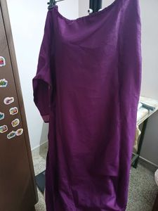 Elegant Purple Kurta Set