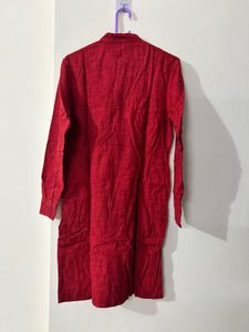Men's Red Kurta
