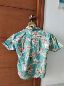 Floral Print Short Sleeve Shirt