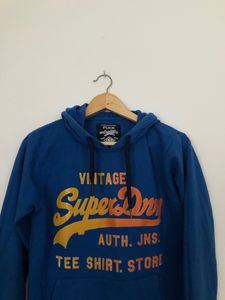 Blue Printed Sweatshirt (Women’s)