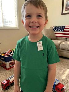 Kids Green Polo T-Shirt