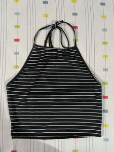 Shien halter neck backless top
