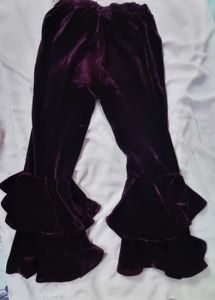 Velvet Flared Pants