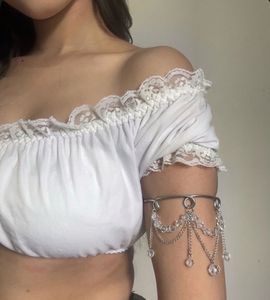 Boho fairy Armcuff with Crystals