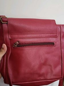 Chic Red Quilted Crossbody Bag