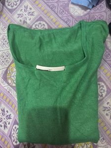 Green Short Sleeve Top