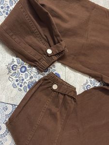 Brown joggers