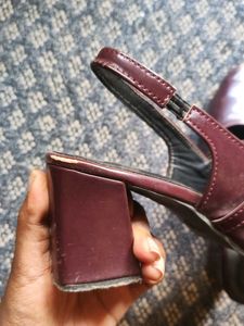 Stylish Pointed Toe Slingback Heels