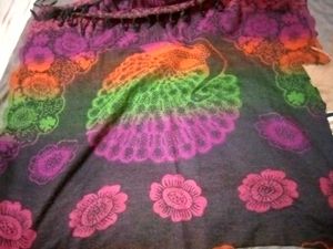 Boho Peacock Shawl
