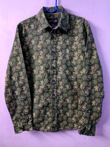 US Polo Floral Print Button-Down Shirt
