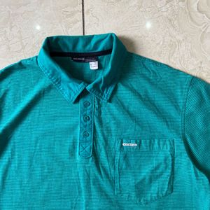 Patagonia Teal Polo Shirt