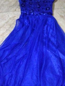 Blue Lace Lehenga Choli