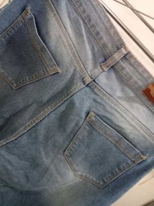 Stylish Women's Light Wash Wide Leg Jeans