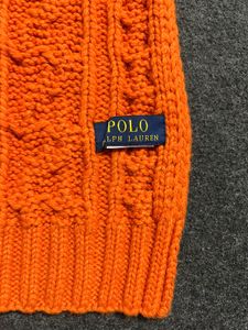 Ralph Lauren Polo Bear Scarf - Orange