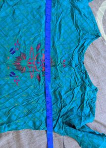 Blue Printed Kurta