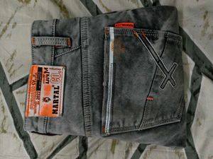 Stylish Grey Denim Jeans
