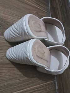 cream coloured high heels