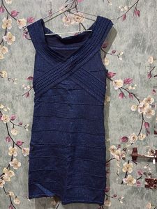 navy blue party hot dress