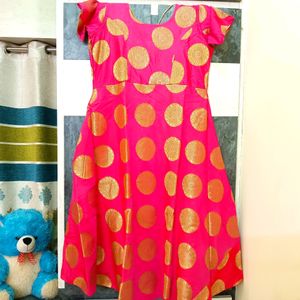 Party wear Kurti {Gown} With Heavy Dupatta And Bottom