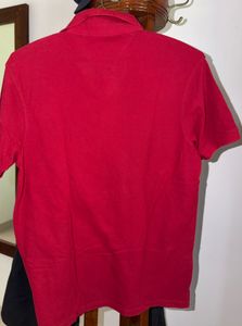 Tommy Hilfiger Red Polo Shirt
