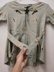 Floral Embroidered Top