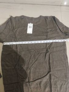 Men's Grey Textured Striped Sweater