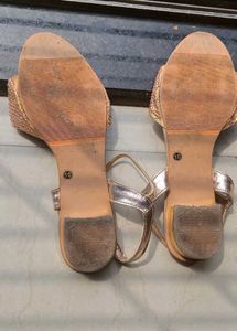 Sparkling Rose Gold Sandals
