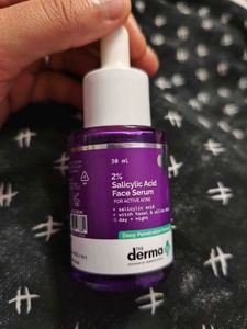 The Derma 2% Salicylic Acid Face Serum(5ml used)