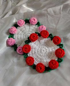 Handmade Crochet Coasters