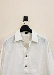 Classic White Linen Shirt