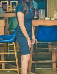 Navy Blue bodycon dress