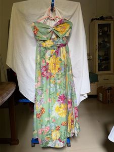 H&M Flowy Floral Maxi Tube Dress