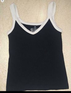 Black &amp; White Tank Top