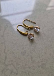 Elegant Gold-Plated Drop Earrings