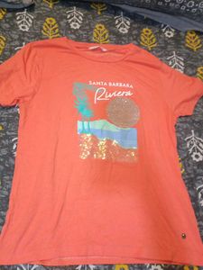 Orange Santa Barbara Riviera T-Shirt