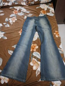 Flared bell bottom Denim Jeans