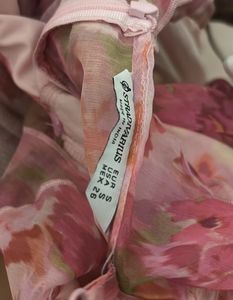 Floral Ruffle Shoulder Dress