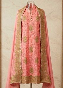 Sleeveless Kurta with Heavy Dupatta