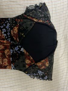 Floral Patchwork Romper