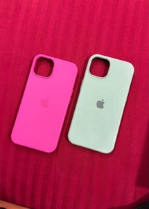 2 iPhone13 Cases - Pink & Mint