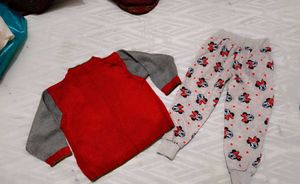 Very Cute N Amazing Woolen Top With Leggings
