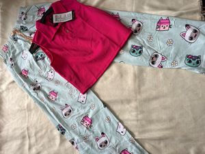 Cute Cat Pajama Set