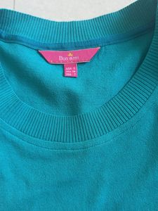 Teal Short Sleeve Top