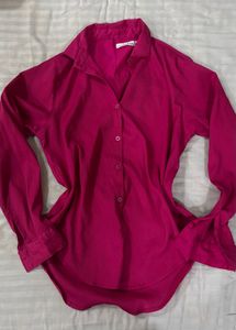 Pink oversized Shirt