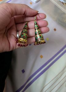 Designer Ethnic Jhumka Earrings