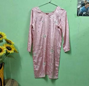 Elegant Pink Kurta salwar Set  Dupatta
