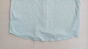 Imported Soft Mint Button-Up Top