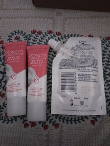 COMBO DOVE BODYWASH &amp; POND'S FACEWASH
