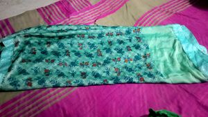 Green Floral Saree, ✨